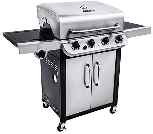 Char-Broil Convective 440S - 4 Brenner Gasgrill mit Seitenbrenner, Edelstahl