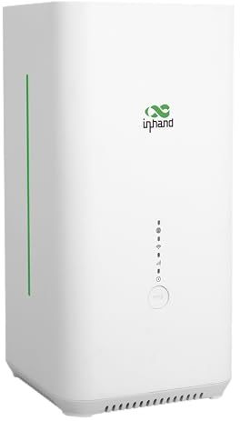 InHand Networks CPE02 5G Router mit SIM Karte, Wi-Fi 6 AX3000, 2X Gigabit | 5G SA/NSA+LTE für europäischen Anbiete, SIM-Lock-frei,5G+LAN Failover, IPsec VPN, Cloud & APP, 128 Geräte, Plug and Play