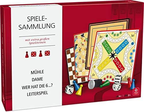 ASS Altenburger 22570310 - Spielesammlung mit extra groߟen Spielsteinen