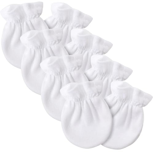 DRESHOW Neugeborenes Baby Fäustlinge Kleinkind Handschuhe Keine Kratzer Fäustlinge Baumwolle Handschuhe für 0-6 Monate