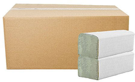 5.000 HERRMANN Papierhandtücher Natur Premium, 1-lagig, ZZ-Falz, 25x23cm Tücher, recycelt und umweltfreundlich – Perfekte Hand-Tuch Falthandtücher für Spender 20x250 Stk