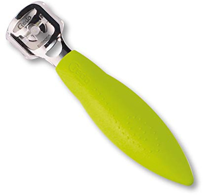 Credo 62303 Hornhaut Safetyhobel POP ART, verchromt, grün , Grün | Verchromt