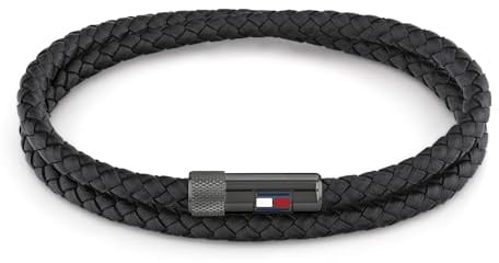 Tommy Hilfiger Jewelry armband für Herren aus Leder Schwarz - 2790262S