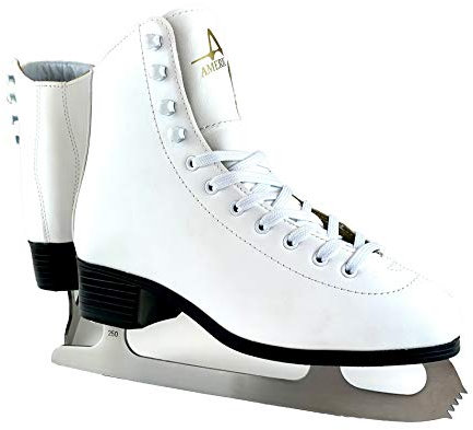 American Athletic Schuh Damen Tricot gefüttert Ice Skates, weiß