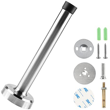 SWAWIS Wandtürstopper 15cm Türstopper Wandmontage Edelstahl | Türanschlag Stopper Edelstahl Türpuffer Door Stopper Tür Stopper Türstopper Wand Selbstklebend