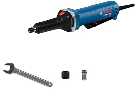 Bosch Professional Geradschleifer GGS 30 LPS (750 W, mit PROtection-Schalter, KickBack Control, inkl. 1x Spannschlüssel, Spannzange 6 mm mit Mutter)