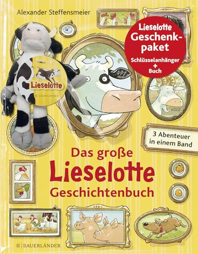 Das Lieselotte Geschenkpaket: Buch + Schlüsselanhänger (Bilderbücher von Kuh Lieselotte)