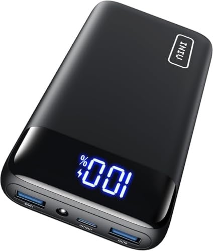 INIU Power Bank, 20000mAh 22.5W Schnellladefunktion Power Bank iPhone, Externe Handyakkus, Flugtauglich, Reise-Essential, Klein Aber Stark für iPhone 17 16 Pro, Samsung S25, iPad etc