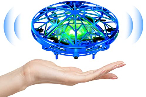 Kizmyee® UFO Mini Drohne für Kinder, Fliegender Ball Spielzeug Handsensor | Quadcopter Infrarot Induktion Flying Ball, Indoor Outdoor Kindergeburtstag Geburtstag Geschenke für Kinder 6 7 8 9 10+ Jahre
