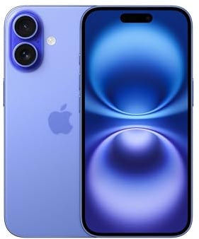 Apple iPhone 16 128 GB: 5G Handy mit Kamerasteuerung, A18 Chip und einem echten Boost für die Batterie. Funktioniert mit AirPods, Ultramarin