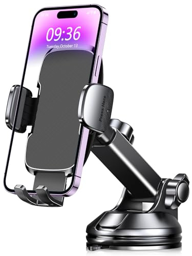 CIRYCASE Handyhalterung Auto, [Ultrastarke Saugkraft] Handy Halterung Auto | Universal, Hände Frei & Hüllenfreundlich, Handyhalter Auto für Armaturenbrett und Windschutzscheibe, für 4-7 Handys