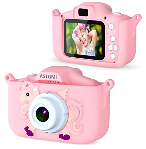 Kinder Kamera, 2.0”Display Digitalkamera ，Geschenke für 3 4 5 6 8 7 9 10 11 12Jahre Jungen und mädchen, 1080P HD Anti-Drop Fotoapparat Kinder für Geburtstagsgeschenk Weihnachten Spielzeug