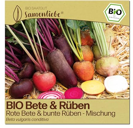 Samenliebe BIO Rote Bete & Rüben Samen | bunte Mischung - Mix - samenfestes BIO Saatgut