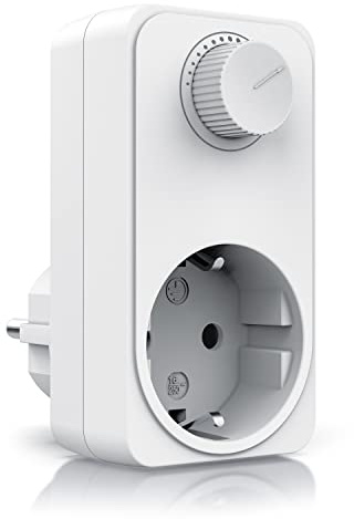 CSL – Dimmschalter mit Drehregler – von 20 bis 400 Watt – Universal Dimmer für die Steckdose - nur für Glühlampen – Helligkeitsregler - für Tischlampen Stehlampen