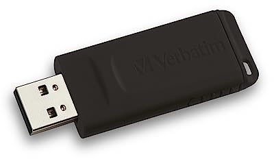 Verbatim Store 'n' Go Slider Drive USB-Stick - 16 GB - USB 2.0-Schnittstelle, versenkbarer Schiebemechanismus, schwarz, 187859