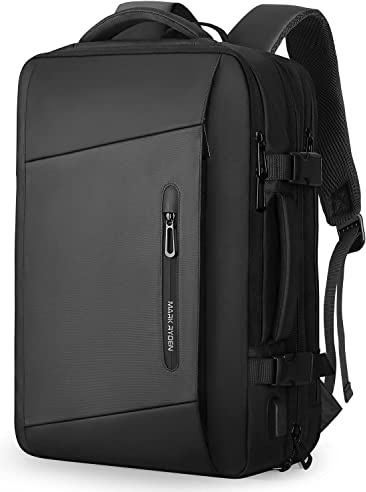 MARK RYDEN Business Rucksack Herren, Erweiterbarer 26L-38L Reiserucksack mit USB, Laptop Rucksack für 17 Zoll Laptopfach, Handgepäck 45x36x20,Fluggeprüfter Rucksack für Weekender-YKK Reißverschluss