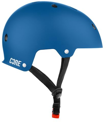 Core Protection Action Sporthelm, Skate/BMX/Bike/MTB/Roller Derby/Scooter, Marineblau, XS/S
