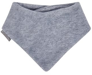 Sterntaler Halstuch aus Microfleece, gefüttert, mit Klettverschluss - Unisex Accessoires für Babys & Kleinkinder - warm, weich und bequem - silber melange, Gr. 2