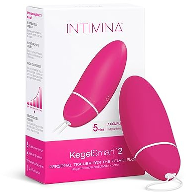 INTIMINA KegelSmart 2 - Beckenboden Trainer Damen, Beckenbodentrainer für Frau, stärkendes Kegel-Gerät für angeleitetes Training