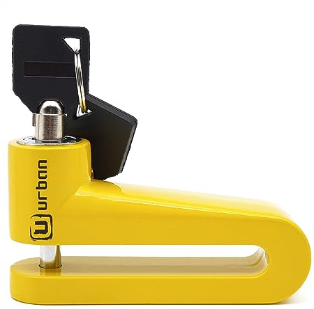 URBAN 560A Bremsscheibenschloss Diebstahlsicherung ø7 Universal für Motorrad Scooter Fahrrad Roller + Geschenk Transporttasche