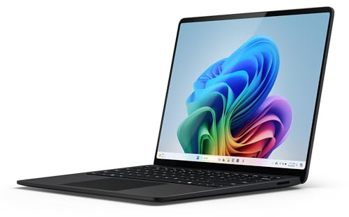 Microsoft Surface Laptop 13,8 | Snapdragon X Elite | 16GB RAM | LCD Touchscreen, Copilot+ PC, Schwarz, Windows 11 Home, 7. Generation