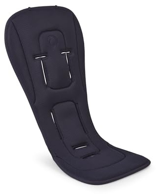 Bugaboo Duo-Komfort Sitzauflage für Vier Jahreszeiten | verbesserte Passform, kompatibel Kinderwagen, wendbar, superweiches 3D-Mesh, Deep Indigo