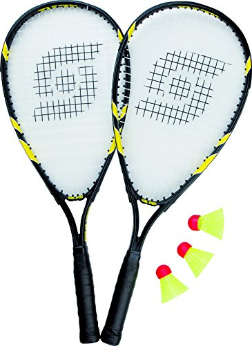 Sunflex Badmintonset SONIC SPEED, schwarz/gelb, 58.5, 53580