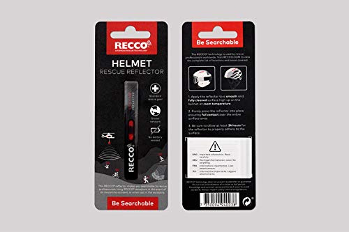 RECCO/Rettungs-Reflektor/für HELME universal/schwarz