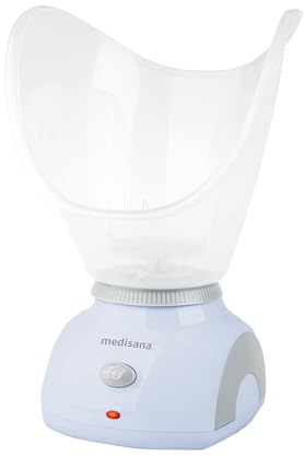 Medisana FSS Gesichtssauna, Gesichtsdampfer, porentiefe Gesichtsreinigung mit Nasenaufsatz für die Gesichtspflege