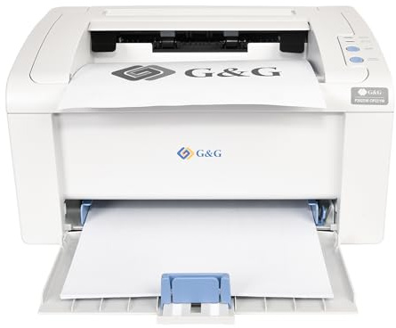 G&G P2022W Laserdrucker, WLAN Drucker Klein,Multifunktionsdrucker Laser,Schwarz Weiss Printer,22 ppm