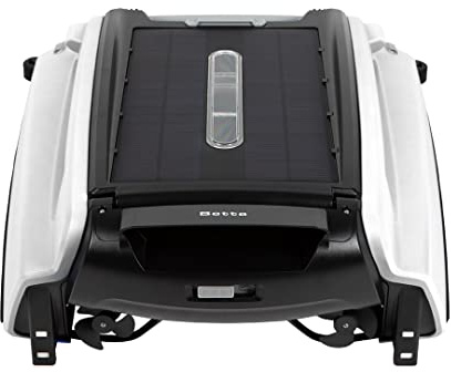 Betta SE Solar Poolroboter Oberflächenreiniger – Automatischer Pool-Skimmer mit 30h Akku, Salzwasserbeständig, Intelligente Hindernisvermeidung, 24/7 Kontinuierliche Reinigung (Weiß)