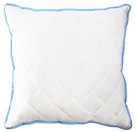 Mister Sandman Kopfkissen 80x80 cm – Weiches Mikrofaser Kissen für Sofa, Bett & Schlafzimmer – Hypoallergen, Waschbar, für Seiten-, Rücken- & Bauchschläfer (1 Stück, Weiß)