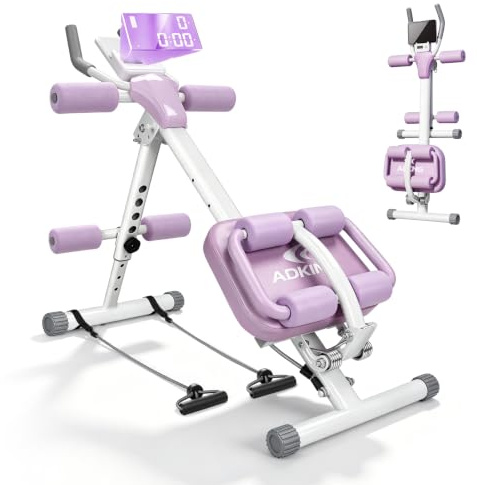 SOFTHOM Bauchtrainer für Zuhause, Verstellbares&Klappbar Bauchmuskeltrainer