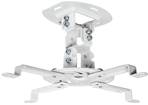VIVO Universal verstellbare Deckenhalterung für Projektor/Theater, Weiß