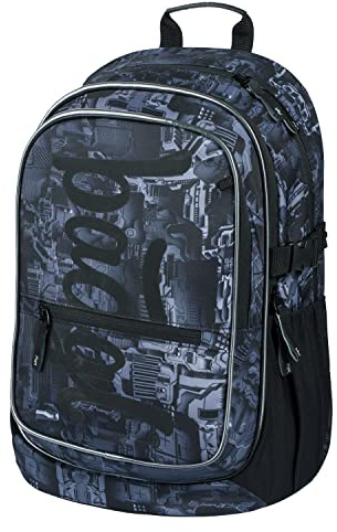 Baagl Kinderrucksack, Schulrucksack für Kinder mit ergonomisch geformter Rücken, Brustgurt und reflektierende Elemente