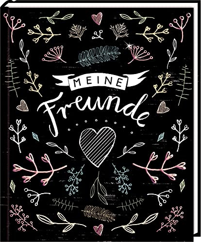 Freundebuch – Meine Freunde: Handlettering (Alben & Geschenke für Kinder)