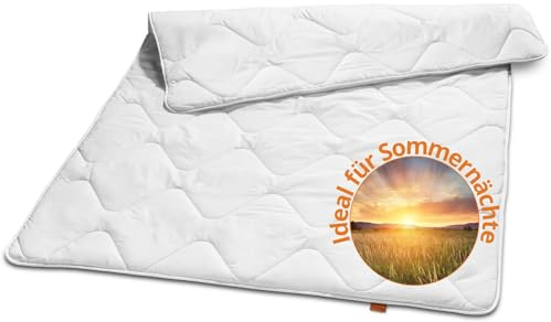 sleepling Extra leichte Kinderdecke 100x135 cm, Sommer Bettdecke für Kinder, Ultra dünne Sommerbettdecke, 100% Mikrofaser, Made in EU, Ökotex 100, waschbar 60 Grad