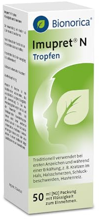 Imupret N Tropfen - Wenn Erkältung entsteht! Kann die Erkältungsabwehr stärken, Erkältungserreger bekämpfen und den Erkältungsverlauf mildern - ab 2 Jahren, 50 ml