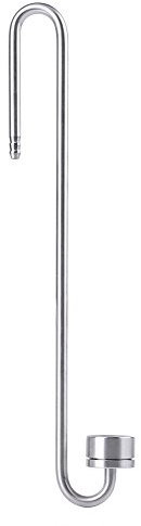 Fdit Edelstahl Kohlendioxid Diffusor CO2 Diffusor Zerstäuber Aquarium Zubehör Aquarium Ausrüstung (250mm)
