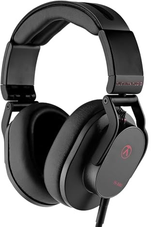 Austrian Audio Hi-X60 Kopfhörer, ohrumschließende Headphones, Schwarz | Hoher Komfort durch spezielle Memory-Foam Ohrpolster, für Mixing, Mastering und Recording geeignet, 3,5 mm Klinkenanschluss