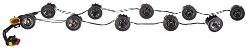 HELLA 2PT 177 696-701 LED-Tagfahrleuchtensatz - LEDayFlex - 12/24V - rund - Einbau - Lichtscheibenfarbe: glasklar - Kabel: 120mm - Fahrzeugfront - Satz