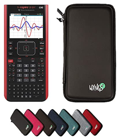 TI-Nspire CX II-T CAS inkl. WYNGS Schutztasche Schwarz - Grafikrechner - Basic Set