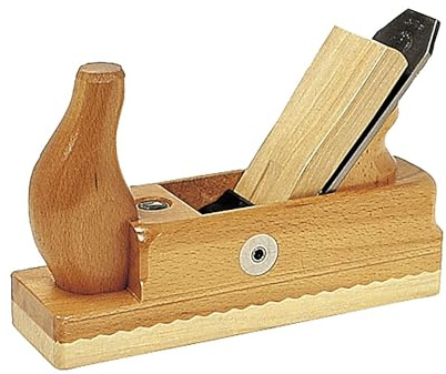 Ulmia HW 3-48 Holzhobel / Putzhobel HW3-48 ~ Hobel mit Weißbuchensohle und Doppeleisen, zum Putzen von Vollholz und furnierten Flächen sowie für Putz- und Einpassarbeiten ~ 220 mm x 64 mm