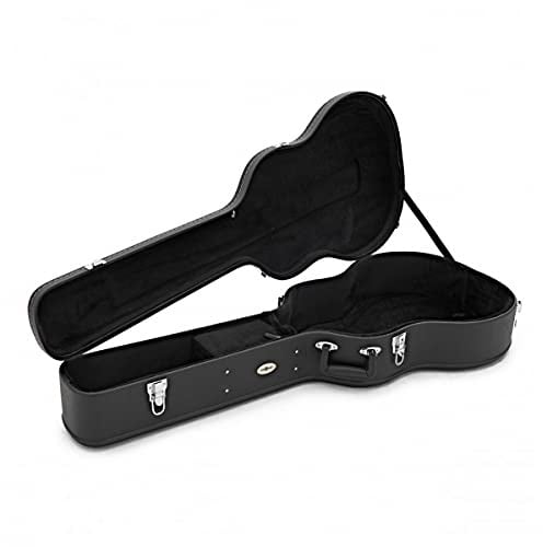 Hartschalenkoffer für 41 Akustikgitarren – Abschließbar mit Plüschfutter | Gitarrenkoffer Passend 41-Zoll-Akustikgitarren, Plüschfutter, abschließbare Verschlüsse, für Touring-Gitarristen