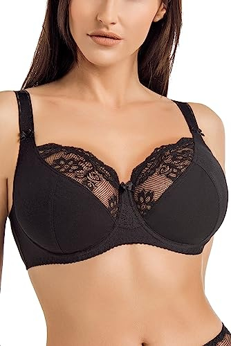 Teyli Damen BH Bra - Minimizer BHS Bügel Grössen - BH Große Brüste - Komfort Starker Halt - Damen Bügel Minimizer - BHS Frauen Bra