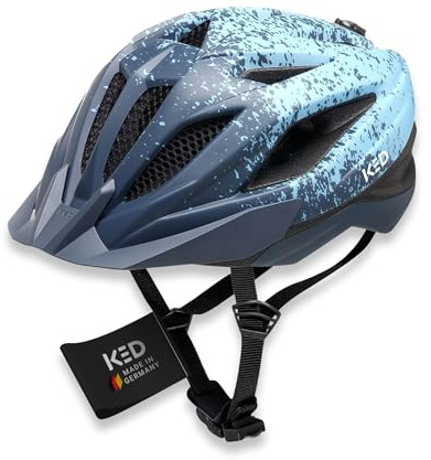 Street Jr Pro Kinder- und Jugend-Fahrradhelm mit LED Rücklicht, 300g, Made in Germany, Maxshell-Technologie, K-FIT Anpassung