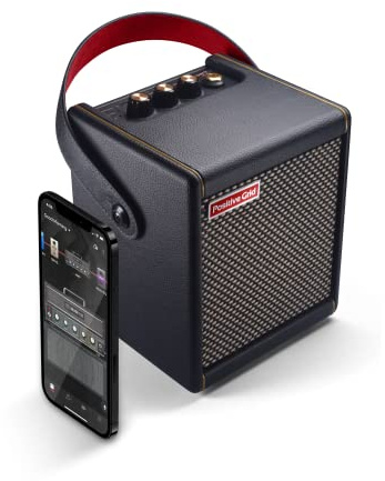 Positive Grid Spark MINI 10W Smart-Gitarrenamp & Lautsprecher (Schwarz) | Mobiler Amp & Bluetooth-Speaker für E-, Akustik- & Bassgitarre. 100.000+ Sounds, Spark AI, Smart Jam, bis zu 8 Std. Laufzeit.