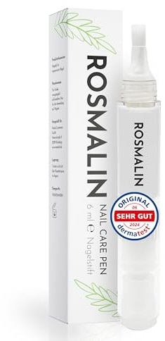 Rosmalin® Nail Care Pen - Besonders effektiv - Aus Deutschland - Für gepflegte Fußnägel & Fingernägel - Nagel Stift | Nagel-Hautschutz, 6 ml