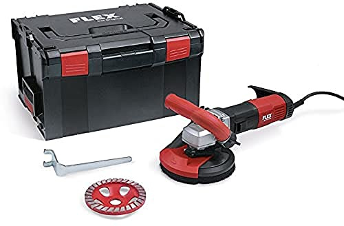 Flex Sanierungsschleifer (Schleifer mit Schleifteller, Absaughaube uvm) LDE 16-8 125 R,Kit TurboJet II - 504.963, Rot Schwarz
