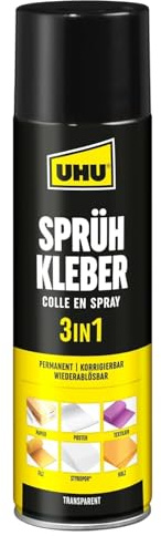 UHU Sprühkleber 3in1, Sprühdose 500ml